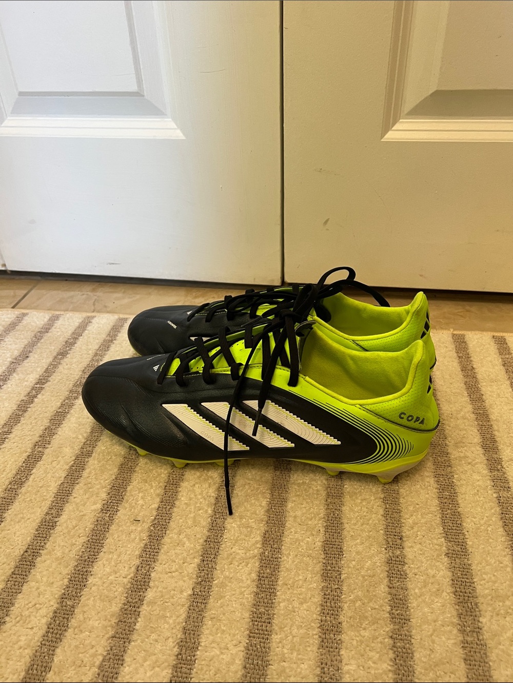 Lightly used Adidas Copa Pure 3 Men's Athletic Soccer Shoes (Firm, multi ground)